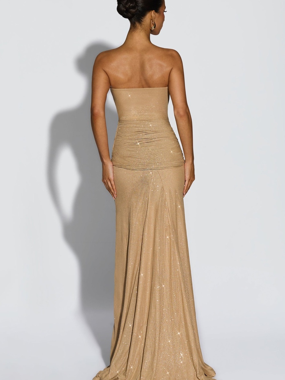 Babyboo PAULA MAXI DRESS - GOLD SPARKLE - Picture 3 of 16